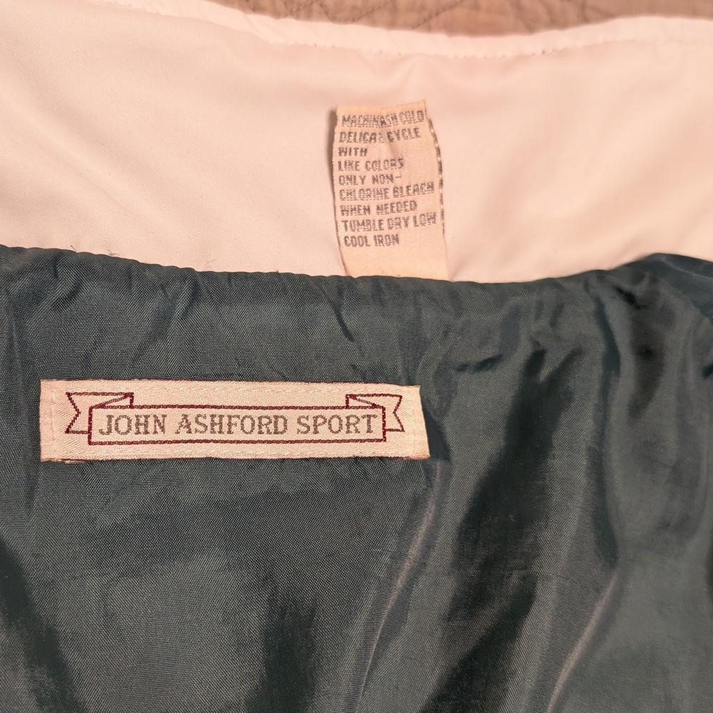 Vintage John Ashford Zip-front sport jacket with colorblock design, Size Medium - Picture 9 of 9